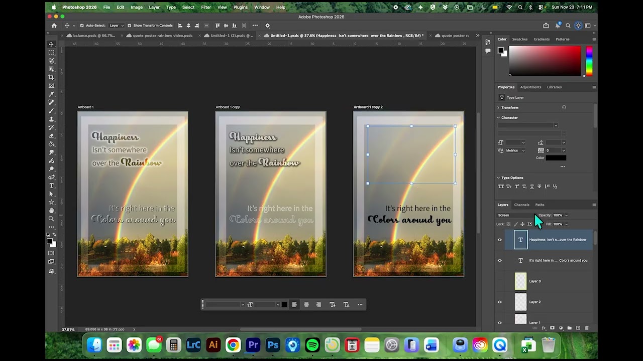 #4: Photo with Quote: Unify photo and type