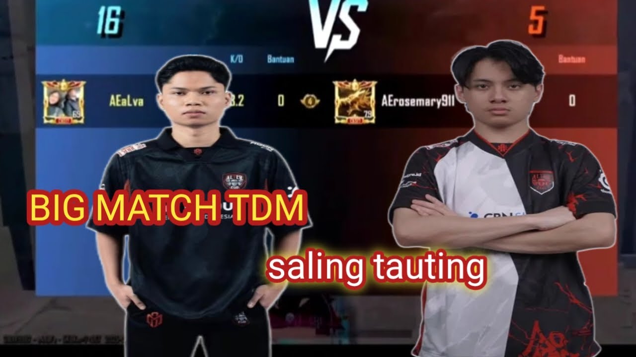 BIG MATCH TDM AEalva vs AErosemary9111 saling tauting jual beli serangan 