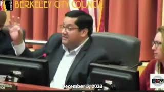 Thank You Mayor Arreguin | Berkeley City Council Meeting Descends Into Antisemitic Vitriol