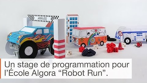 Stage de programmation : la course de voitures programmables Robot Run