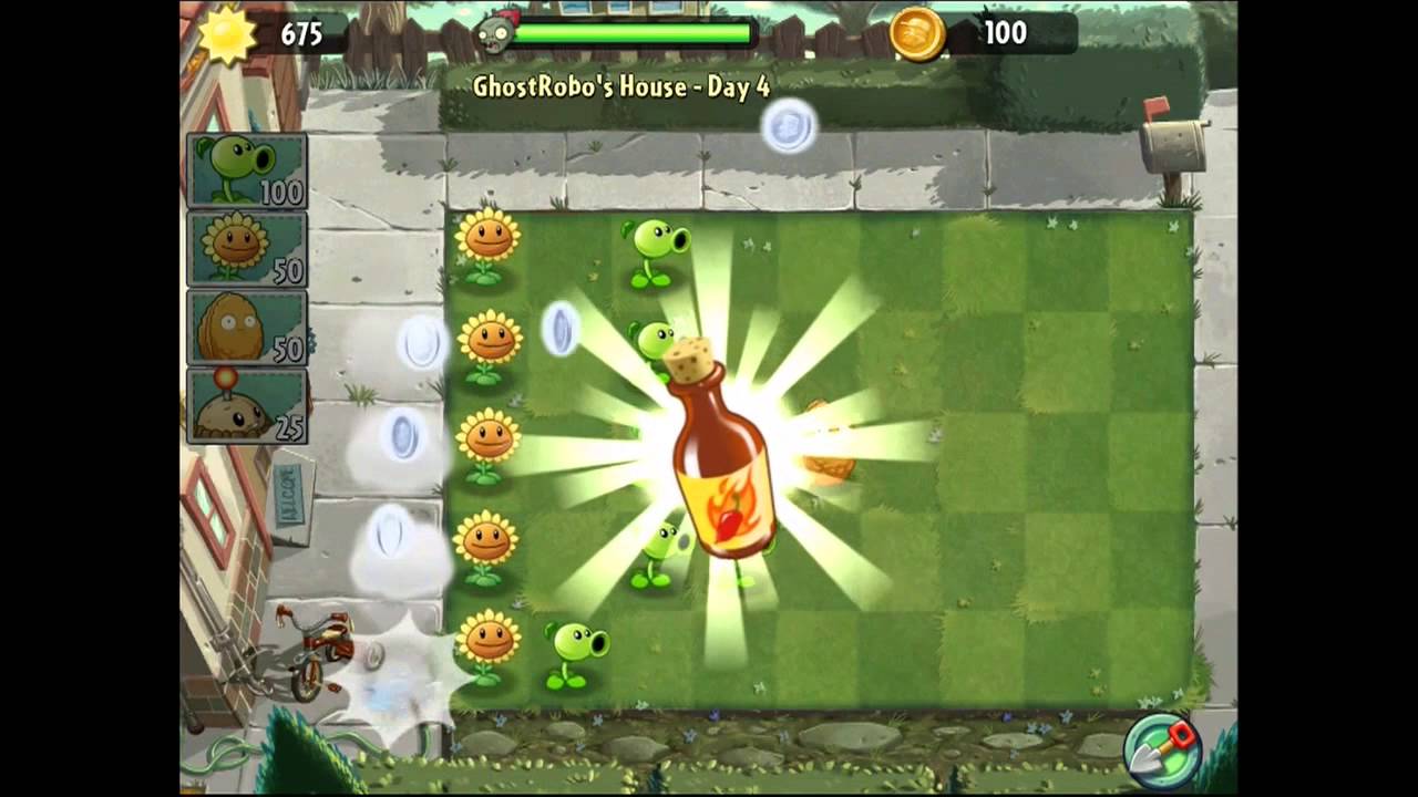 Gameplay video of Plants vs. Zombies 2