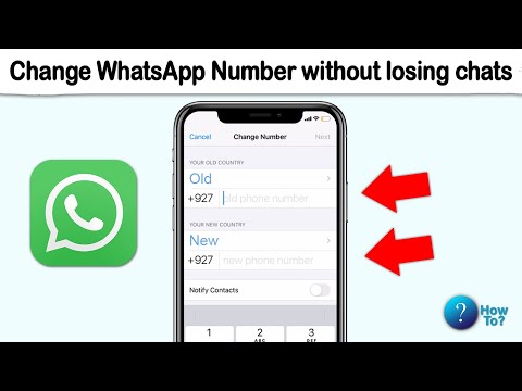 How to change WhatsApp Number without losing chats and notifying others