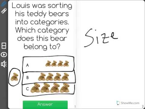 [K.MD.3-1.3] Classifying/Counting Objects - Common Core Standard