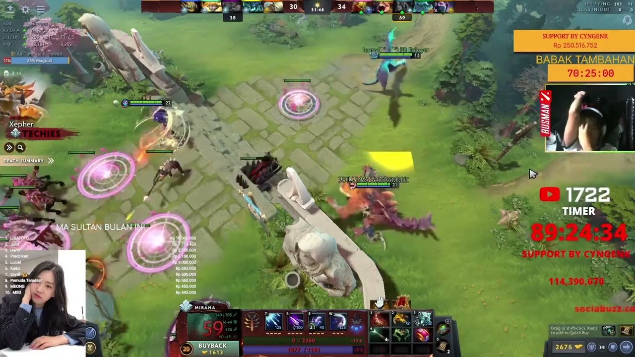Rusman Dota2 Fail and Funny Moment - in a week :)