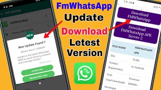 Fm Whatsapp Download Letest Version / Fm Whatsapp Update // Official fm whatsapp / in Hindi screenshot 4