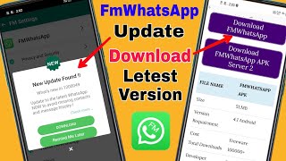 Fm Whatsapp Download Letest Version / Fm Whatsapp Update // Official fm whatsapp / in Hindi screenshot 5