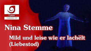 Nina Stemme Mild Und Leise Wie Er Lächelt Liebestod