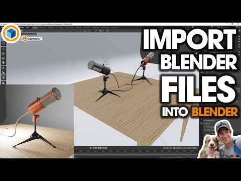 Import Blender Files INTO BLENDER with Append and Link - Full Tutorial