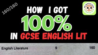 Everything I Did To Get Full Marks In Gcse English Literature