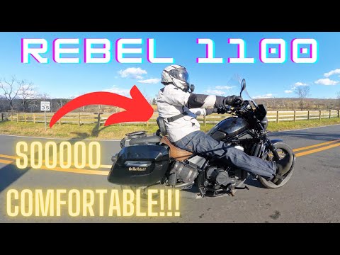 Rebel 1100 Rider Backrest: Ugly AF but Awesome!