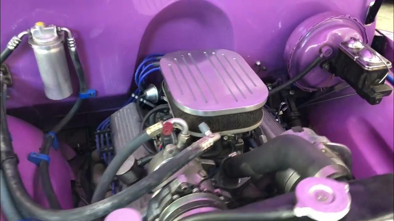 1951 CHEVY 3100 HOTROD ENGINE BAY VIDEO 2 YouTube