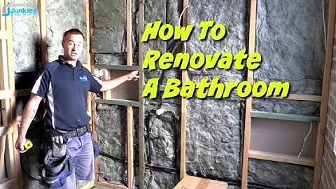 How To Renovate A Bathroom - Part 1