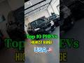 Top 10 PHEVs with the Highest Range in the US #phev #hybridvehicles #automobile #carshorts