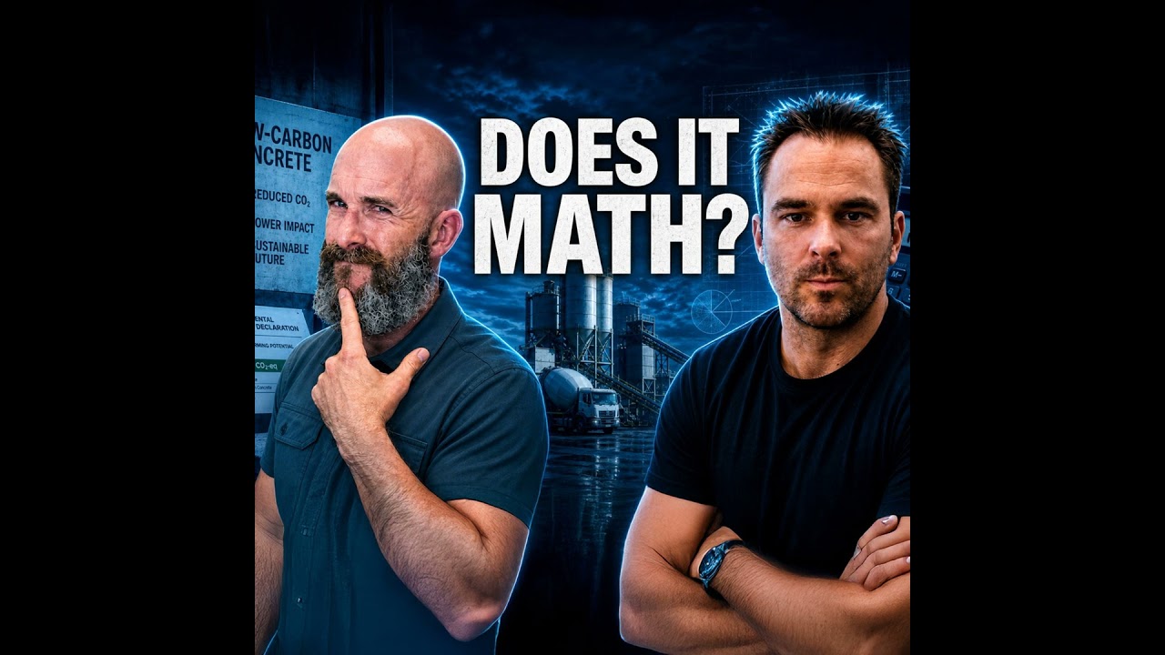 EP #157: Low-Carbon Concrete - Does the Math Actually Work? EP #157: Low-Carbon Concrete - Does the Math Actually Work?