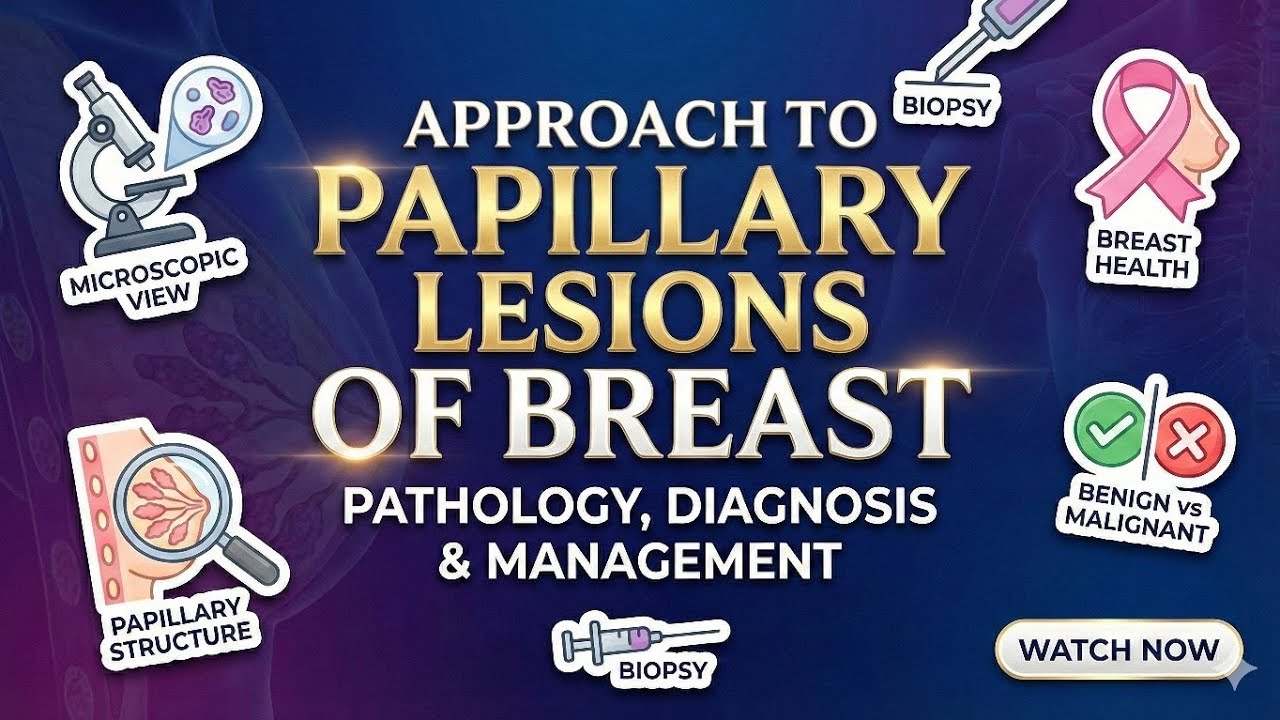 APROACH TO PAPILLARY LESIONS OF BREAST #pathology #neetss #breastcancer ...