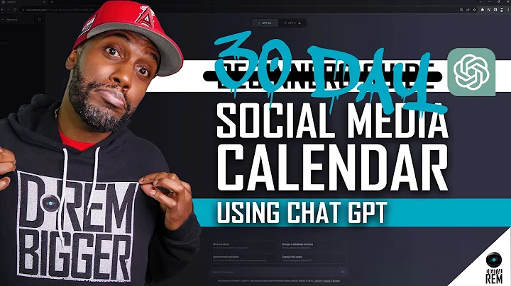 Unlocking Efficiency: Create a 30-Day Social Media Calendar with ChatGPT | Step-by-Step Guide