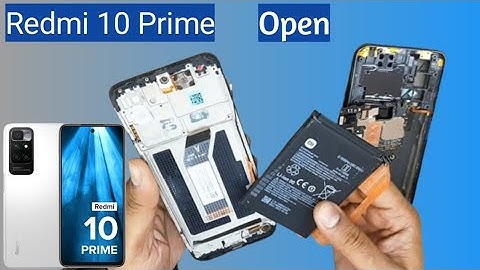 Redmi 10 Prime Open / Battery Remove