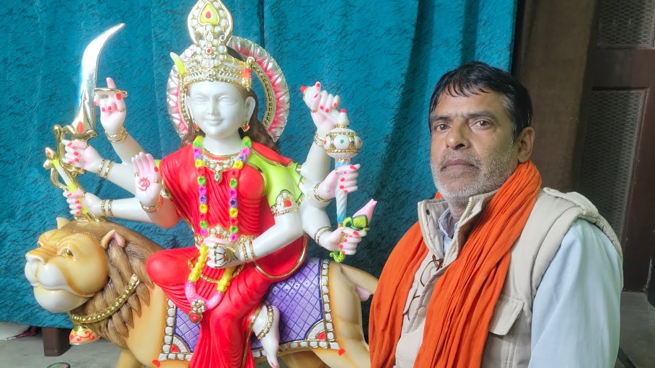 Mata durga marble murti 42 inch Part 2 