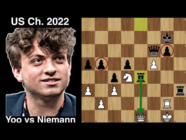 Hans Niemann won the First Round of US Chess Championship 2022