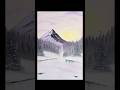 #ArtIn60Sec: Breathtaking Winter Landscape Unveiled!