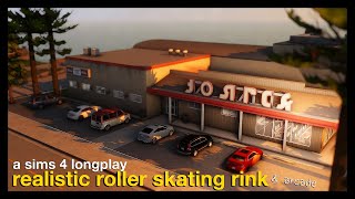 building a roller skating rink & arcade | sims 4 longplay w/commentary screenshot 5