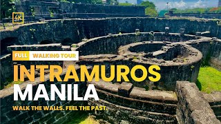 Intramuros Walking Tour 2026 [4K] | Baluarte de San Diego, Casa Manila, San Agustin Church & More