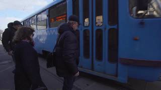 картинка: Russia, Moscow, tram 3 ride from Павелецкая to Даниловский рынок