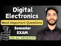 Digital Electronics Important Questions | Digital Logic | Semester Exam
