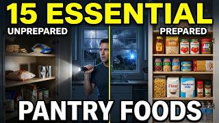 15 Emergency Foods You NEED Before Disaster Strikes (Complete Survival Pantry List)