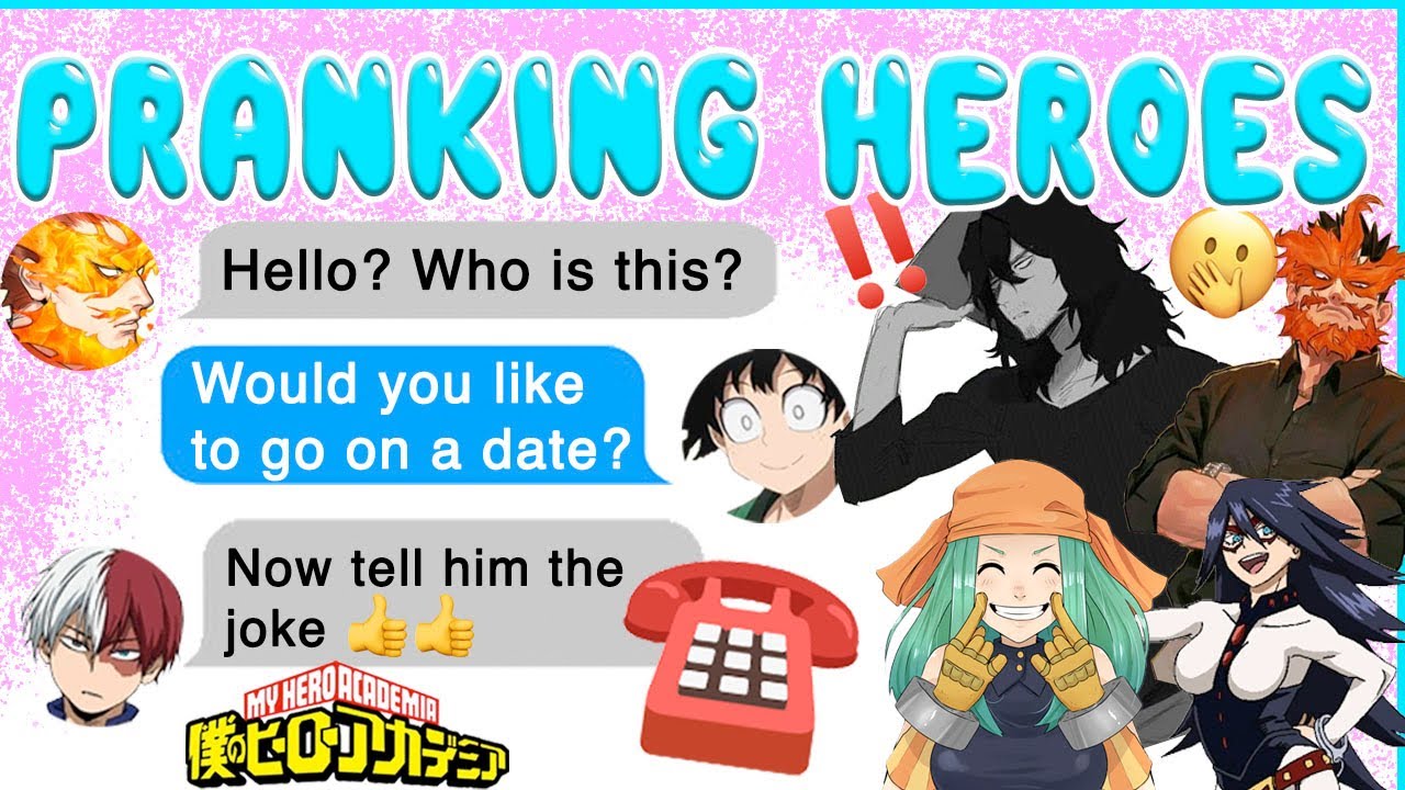 Deku and Denki PRANK CALL HEROES  😂 BNHA Texts - MHA Chat - BakuDeku