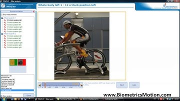 Biometrics - Templo Bike Analysis software demo