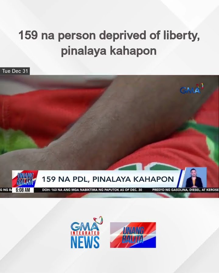 159 na person deprived of liberty, pinalaya kahapon | Unang Balita