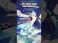 170% ATTACK SPEED YELAN SHOWCASE #yelan #genshinimpact #hoyoverse #shorts