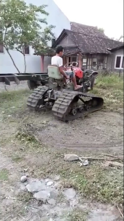 traktor sawah modifikasi pakai ban kombi