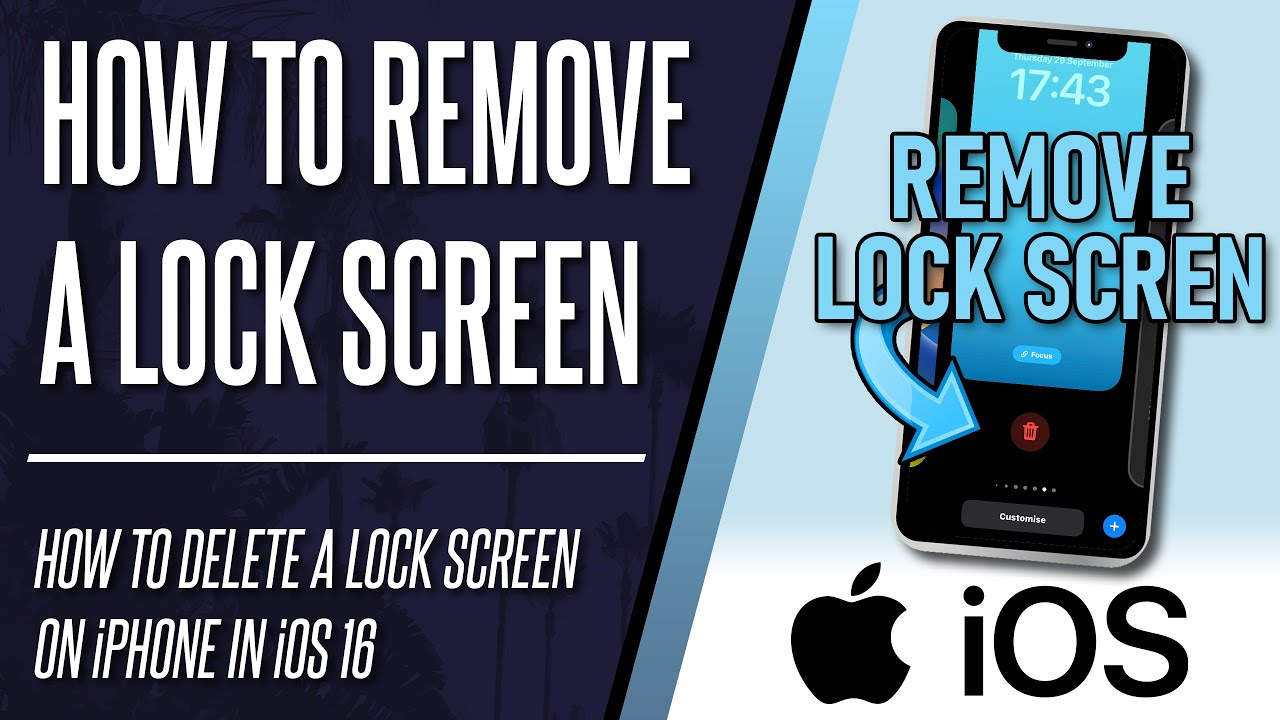 How To Delete A Lock Screen On IPhone iOS 16 YouTube