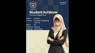 Chahat at TITAN Sukkur got her first internship #students #achievement #freelancing #internship