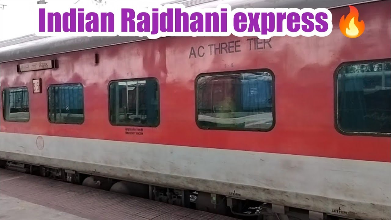 Indian Rajdhani express 🔥 dibrugarh to new delhi - YouTube