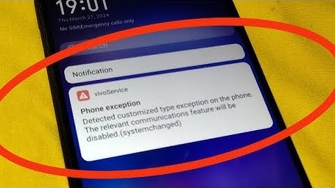 Vivo Phone Exception Error FIXED