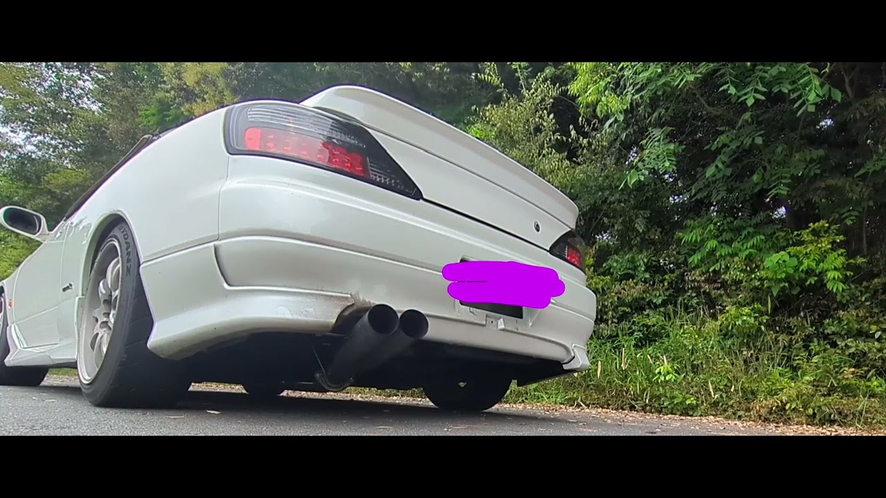 6BOOSTマニ メイン80π→出口80πデュアル 直管 触スト s15silvia