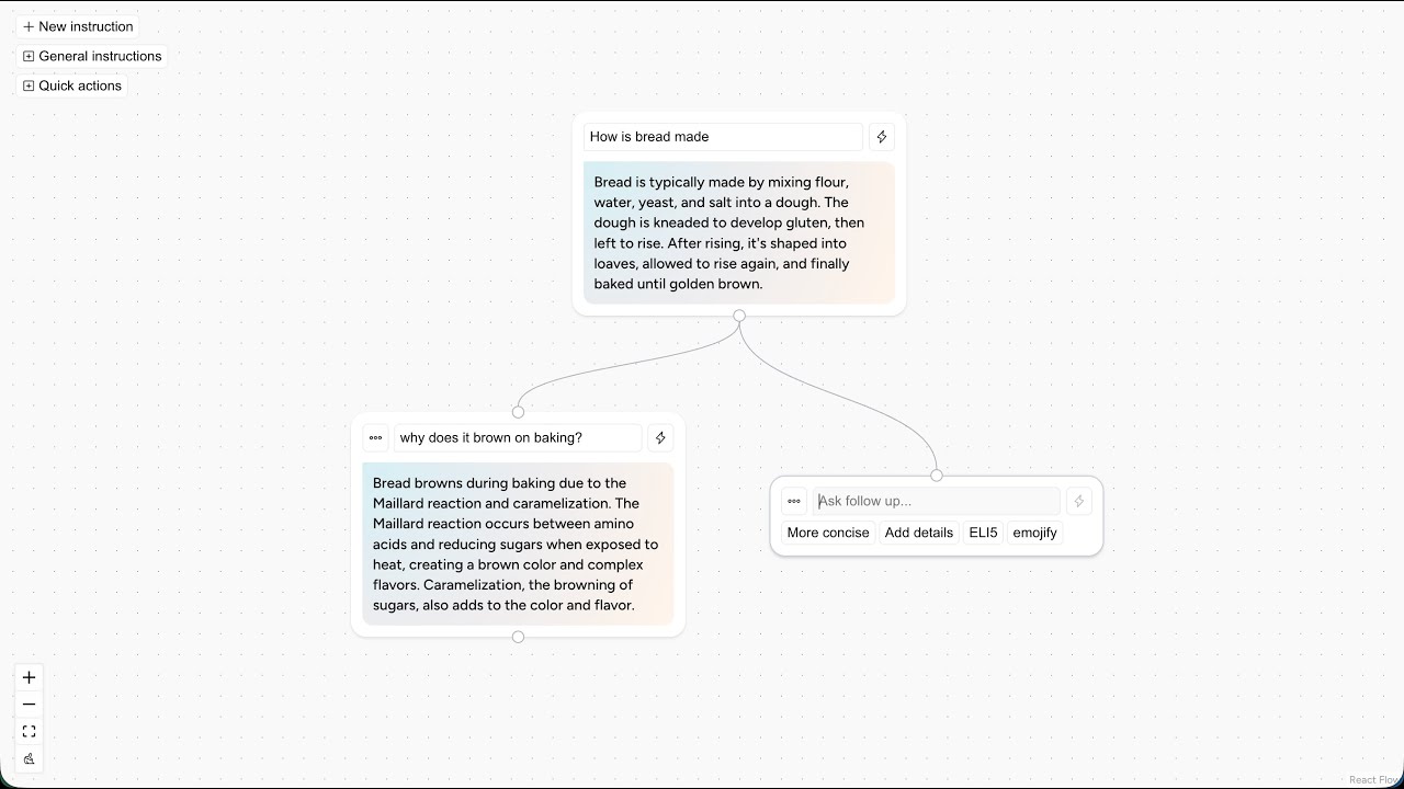 Rethinking ChatGPT UI: From Linear Chats to Knowledge Maps - YouTube