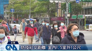 防疫有撇步 社交距離保平安｜中央社影音新聞