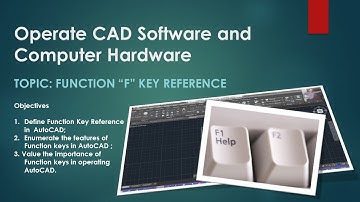 TD 10 Week 3 day 1 Function “F” key Reference