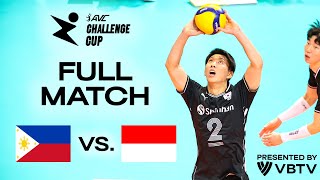 🇵🇭 PHI vs. 🇮🇩 INA - AVC Challenge Cup 2024 | Playoffs - presented by VBTV