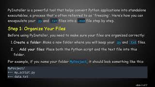 How to Encapsulate Python and Text Files into an Executable with PyInstaller