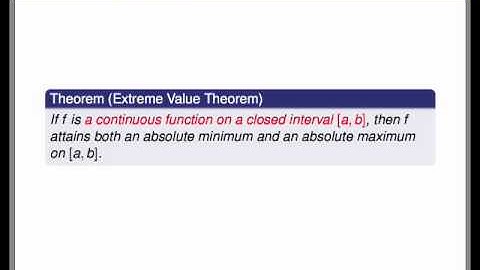 Screencast 3.3.1: Quick review -- Global optimization