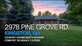 🏡 2978 Pine Grove, Kingston, ON | Beautiful Country Home on Nearly 5 Acres | MLS® X13556568