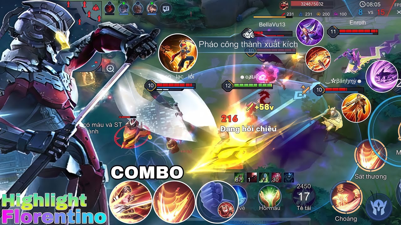 Highlight Florentino Bậc Thầy Xử Lý,Lả Lướt Xuất Thần🌸🗡️