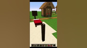 Minecraft: How to build a simple hammock