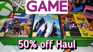 Head down to your local GAME - 50% off all Pre-Owned