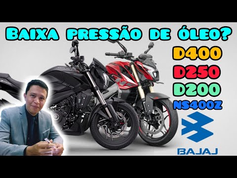 BAIXA PRESSÃO DE ÓLEO BAJAJ DOMINAR NS400Z/D400/D250/D200 - DIAGNÓSTICO SIMULANDO DEFEITO